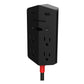 Monster Power Shield XL 540 Joule Surge Protector with 4 AC Outlets & 2 USB-A Ports (Black)