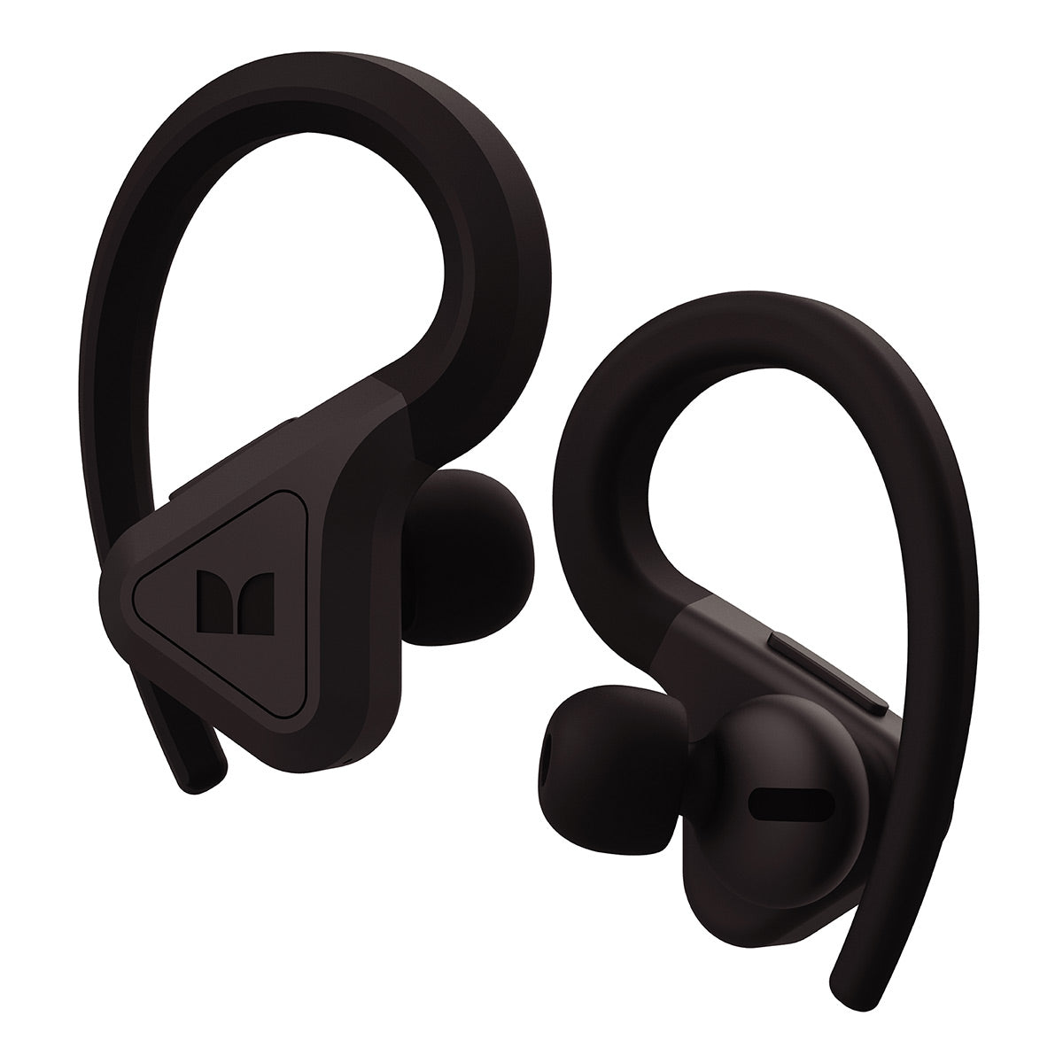 Monster DNA Fit True Wireless Earbuds with Active Noise Cancellation, aptX Lossless Audio, IPX5 Rating, & Qi Wireless Charging Case (Black/Red)