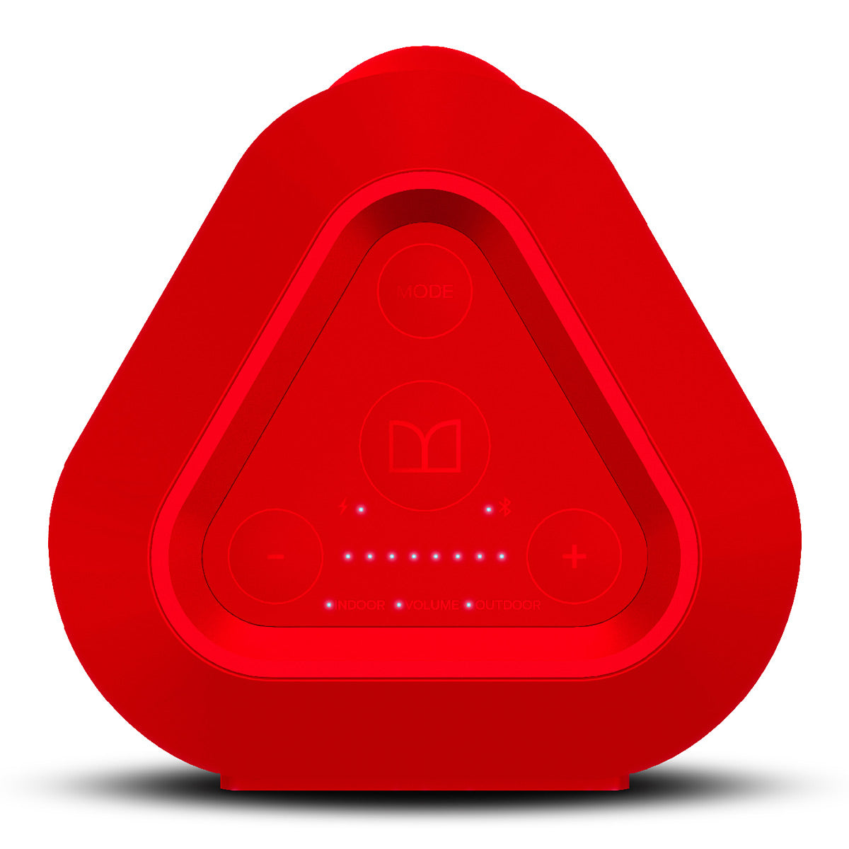 Monster Blaster 3.0 Wireless Bluetooth Speaker with Built-In Subwoofer and IPX5 Water Resistance (Red)