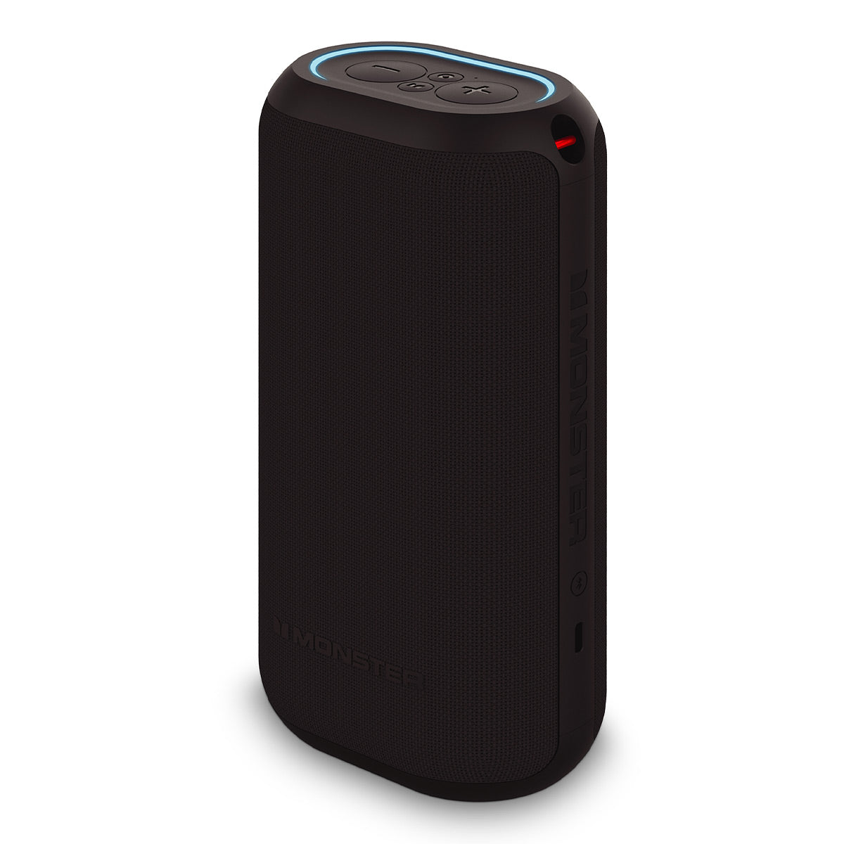 Monster DNA MAX Waterproof Bluetooth Speaker with Qi Wireless Charging Pad & Reverse USB-C Charging (Black)