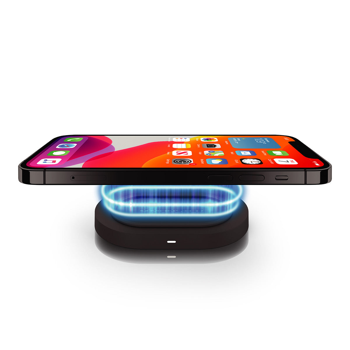 Monster DNA One Waterproof Portable Bluetooth Speaker with Omnidirectional Sound & Qi Wireless Charging Base (Black)