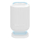 Monster DNA One Waterproof Portable Bluetooth Speaker with Omnidirectional Sound & Qi Wireless Charging Base (White)