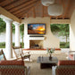 Furrion Aurora 130W 2.1 Outdoor Sound System with 8" Wireless Subwoofer, Bluetooth, HDMI-ARC, & Optical Inputs