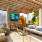 Furrion Aurora 70W 2.1 Outdoor Soundbar with Built-In Subwoofer Bluetooth HDMI-ARC & Optical Input