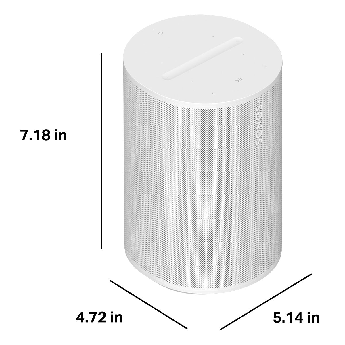 Sonos Era 300 Voice-Controlled Wireless Smart Speaker with Bluetooth,  Trueplay Acoustic Tuning Technology, & Alexa Built-In (White)