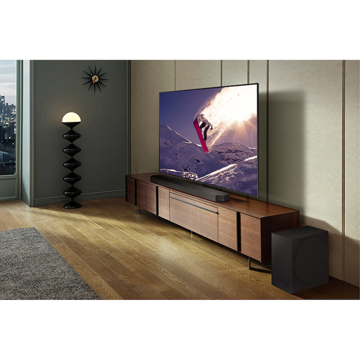 Samsung QN50Q60CA 50" QLED 4K Smart TV (2023) with HW-Q800C 5.1.2 Ch Soundbar and Wireless Subwoofer (2023)