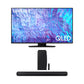 Samsung QN65Q80CA 65" QLED 4K Smart TV (2023) with HW-Q800C 5.1.2 Ch Soundbar and Wireless Subwoofer (2023)