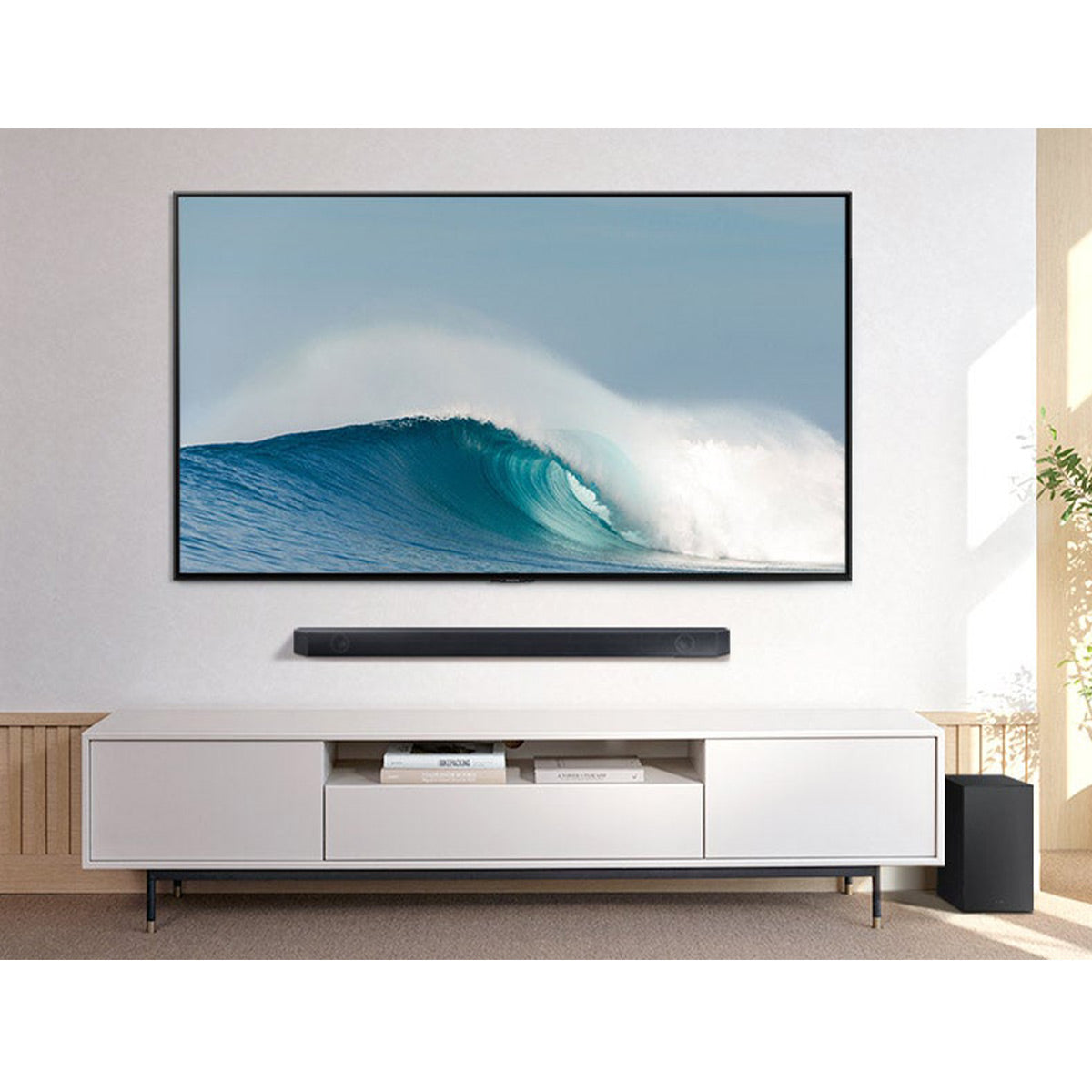 Samsung HW-C450ZA 2.1 Ch Soundbar with Wireless Subwoofer (2023) and SWA-9200S 2.0ch Wireless Rear Speaker Kit