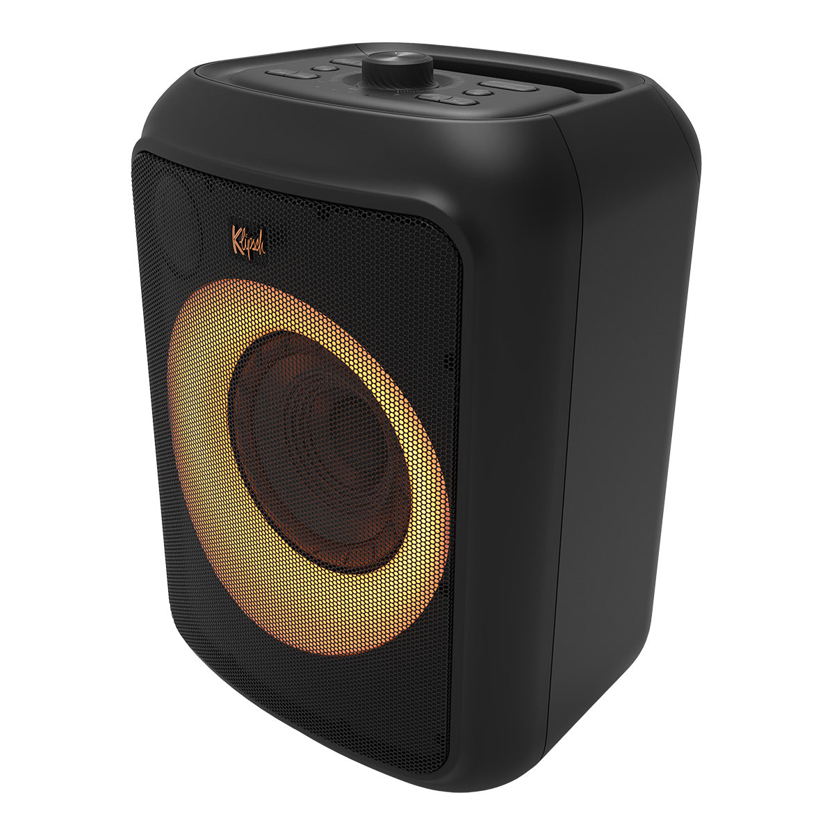 Klipsch GIG XL Bluetooth Wireless Party Speaker with Wired Microphone, RGB Lighting, 8 Hour Battery Life & IPX4 Splash Resistance