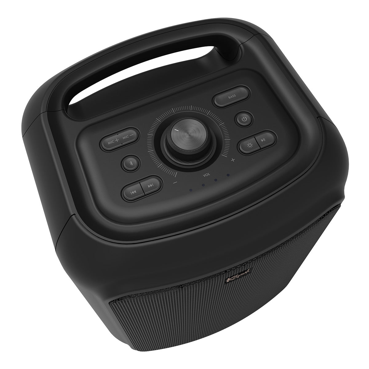 Klipsch GIG XL Bluetooth Wireless Party Speaker with Wired Microphone, RGB Lighting, 8 Hour Battery Life & IPX4 Splash Resistance