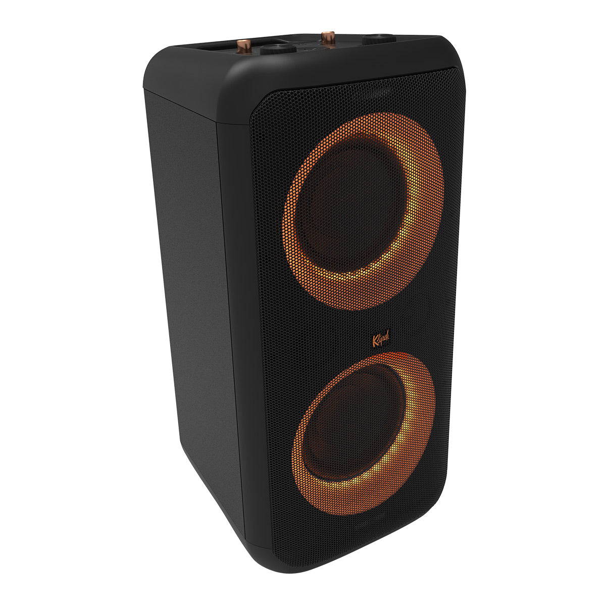 Klipsch GIG XXL Bluetooth Wireless Party Speaker with Wired Microphone, RGB Lighting, Guitar Input, & IPX4 Splash Resistance