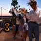 Klipsch GIG XXL Bluetooth Wireless Party Speaker with Wired Microphone, RGB Lighting, Guitar Input, & IPX4 Splash Resistance