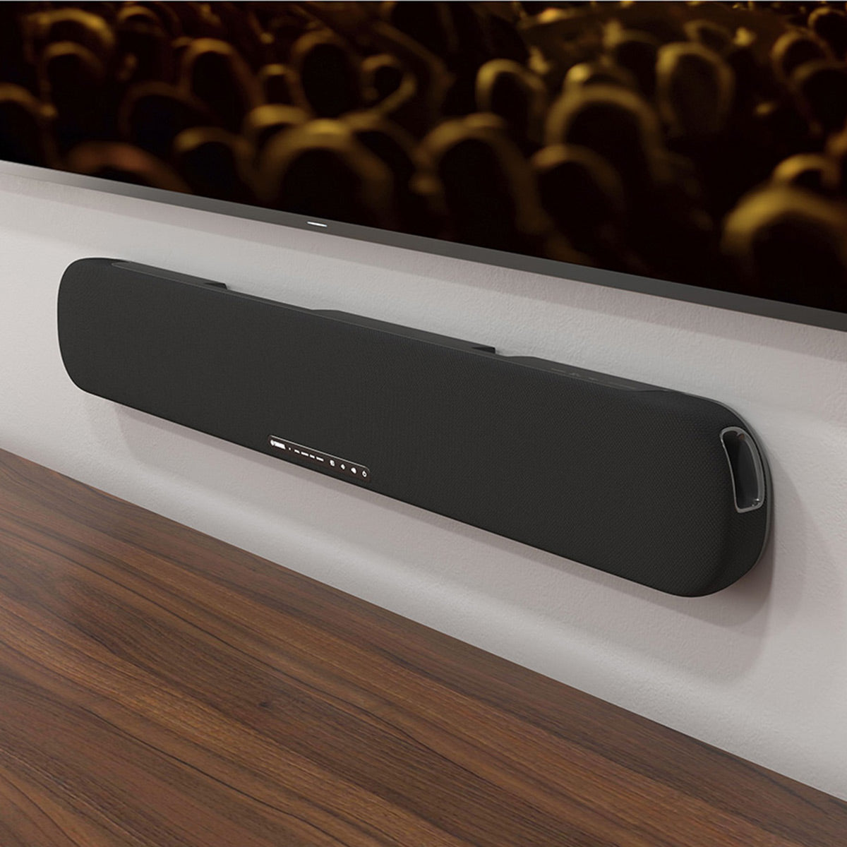 Yamaha SR-B20A Soundbar with Dual Built-In Subwoofers, Bluetooth, and DTS Virtual:X (Factory Certified Refurbished)