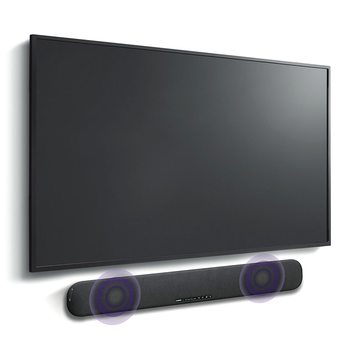 Yamaha SR-B20A Soundbar with Dual Built-In Subwoofers, Bluetooth, and DTS Virtual:X (Factory Certified Refurbished)