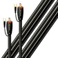 AudioQuest Black Lab 3m (9.84 ft) RCA Male to RCA Male Subwoofer Cable - Pair