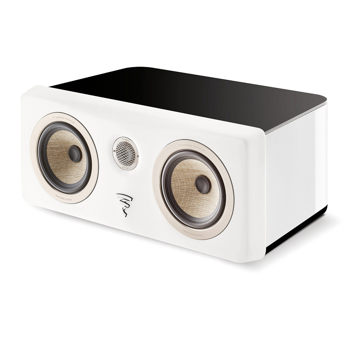 Focal Kanta Center 2-Way Bass-Reflex Center Channel Speaker (White High Gloss & White Mat)