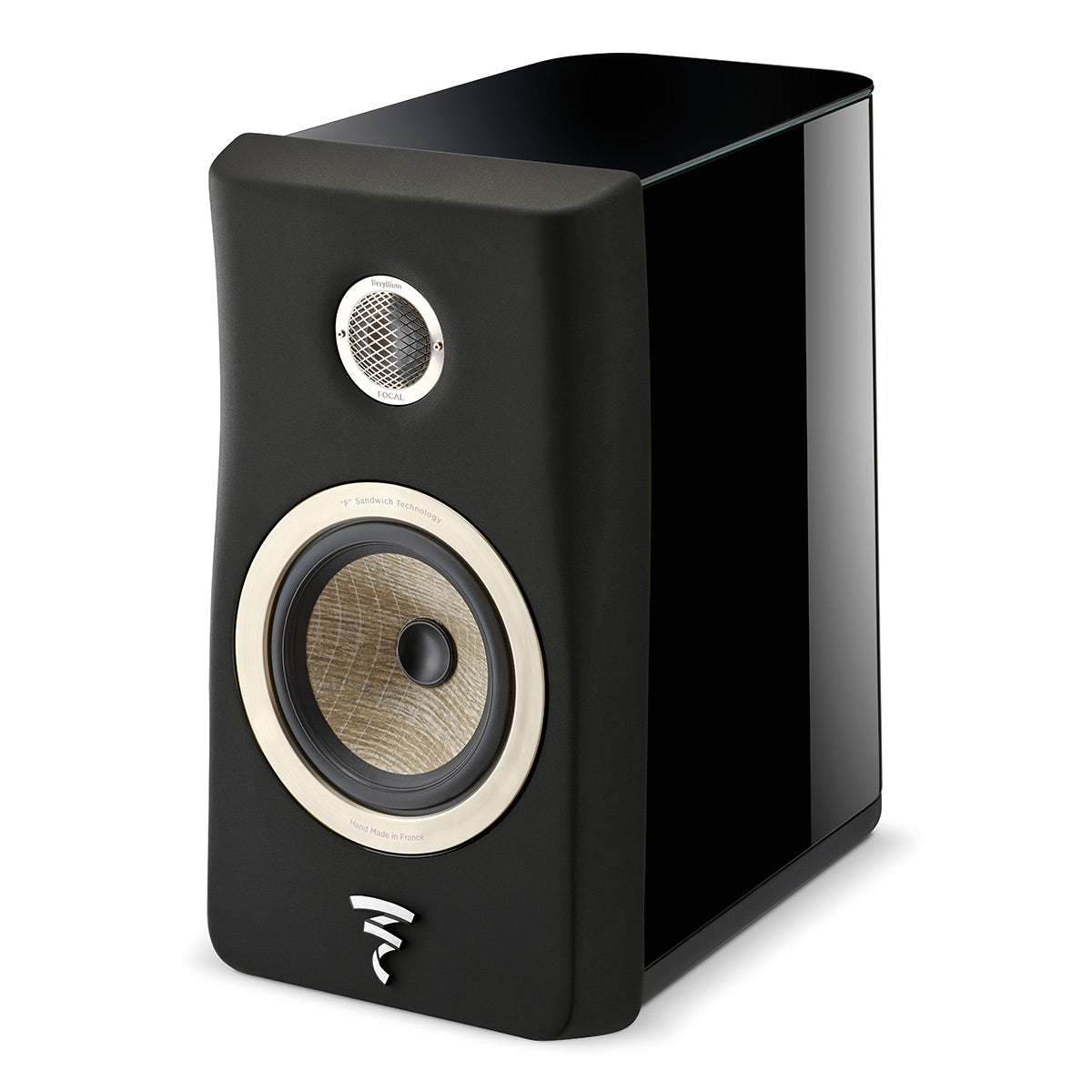Focal Kanta No.1 2-Way Bookshelf Speaker - Pair (Black High Gloss & Black Mat)
