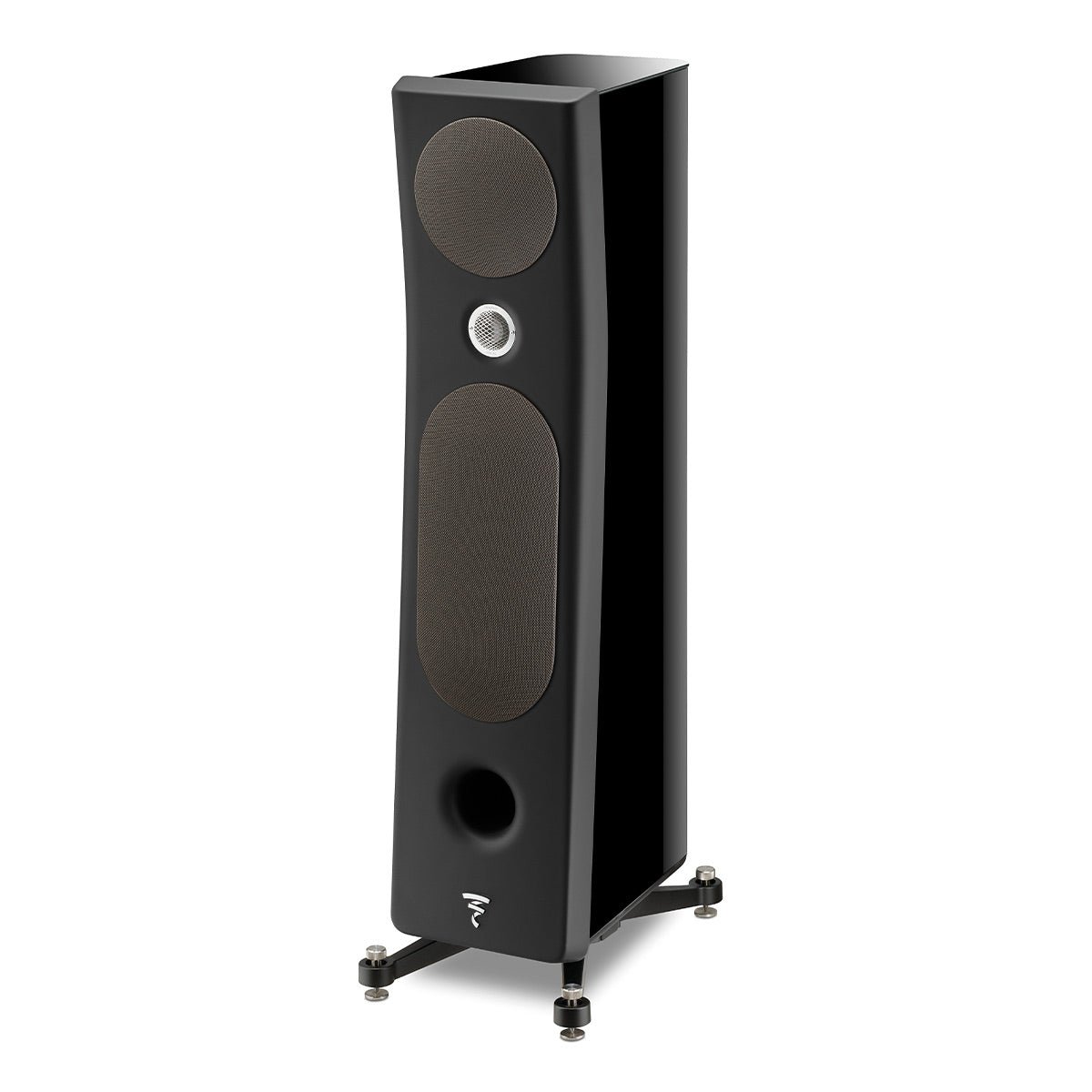 Focal Kanta No.2 3-Way Bass-Reflex Floorstanding Speaker - Each (Black High Gloss & Black Mat)