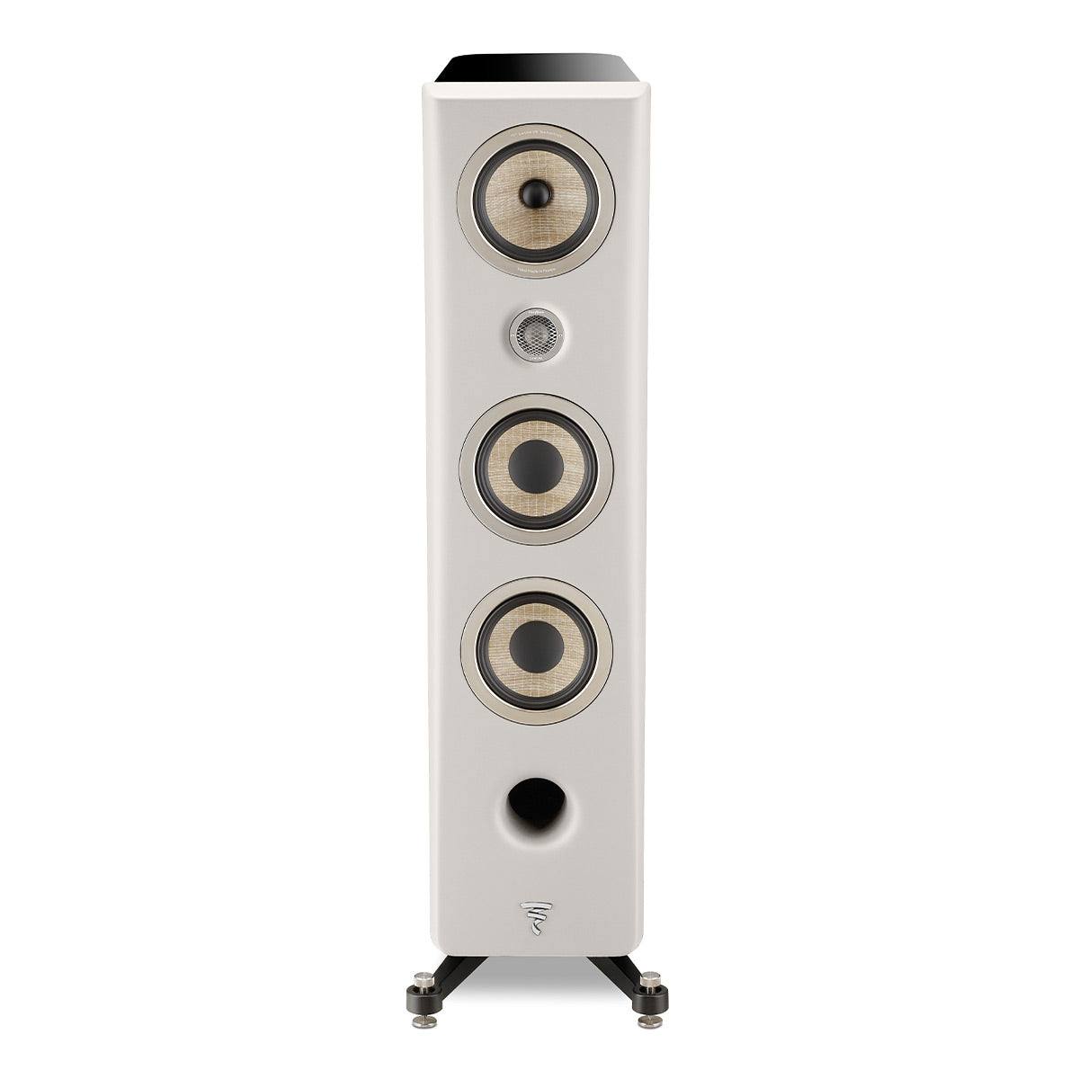 Focal Kanta No.2 3-Way Bass-Reflex Floorstanding Speaker - Each (Walnut High Gloss & Ivory Mat)