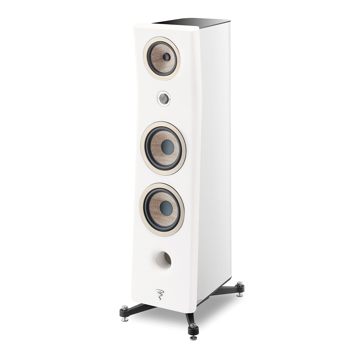 Focal Kanta No.3 3-Way Bass-Reflex Floorstanding Speaker - Each (White High Gloss & White Mat)