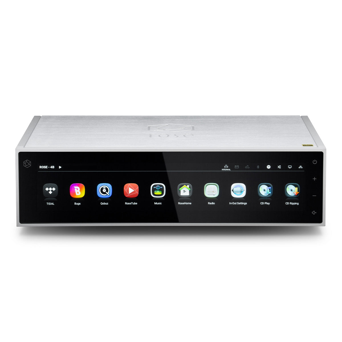 HiFi Rose RS150B High-Performance Network Streamer with Built-In ESS Sabre DAC (Silver)