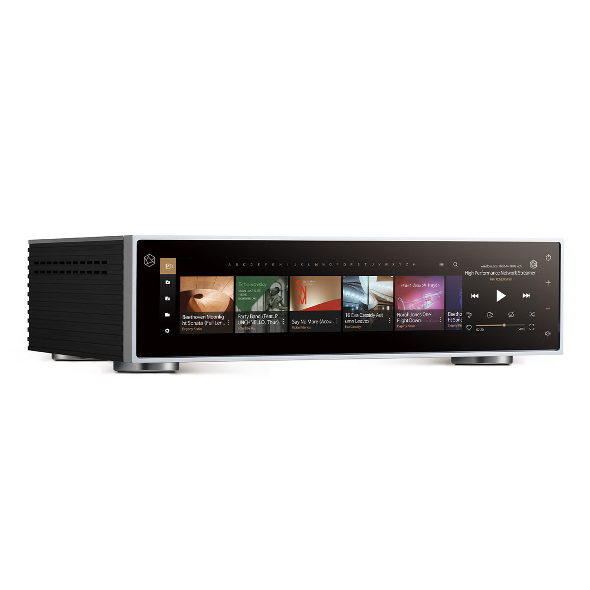 HiFi Rose RS150B High-Performance Network Streamer with Built-In ESS Sabre DAC (Silver)