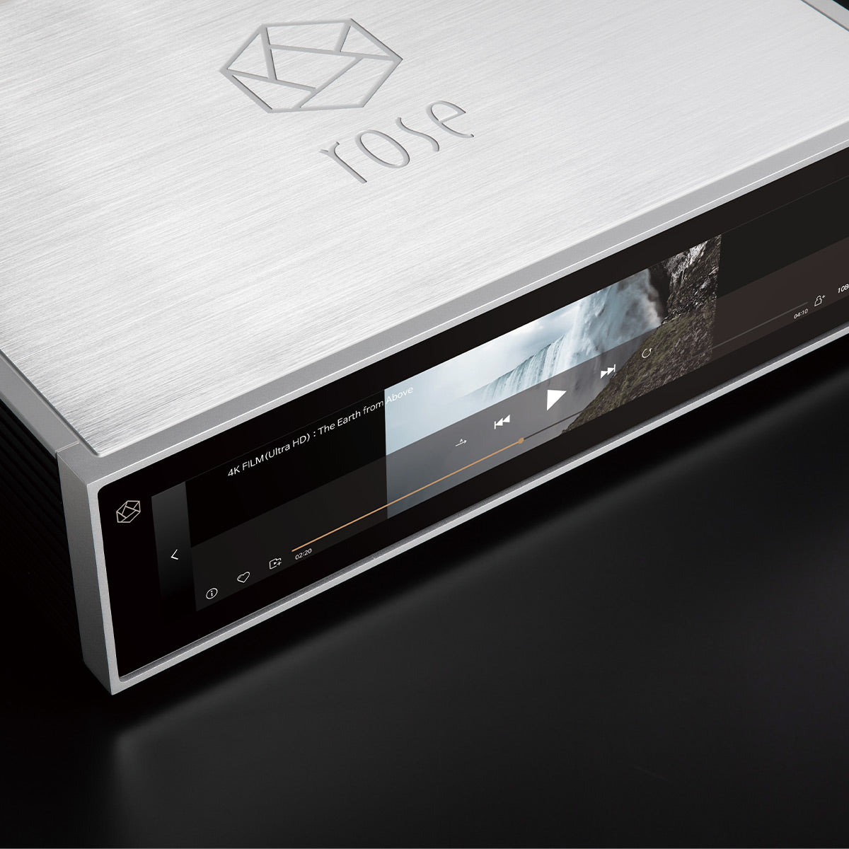 HiFi Rose RS150B High-Performance Network Streamer with Built-In ESS Sabre DAC (Silver)