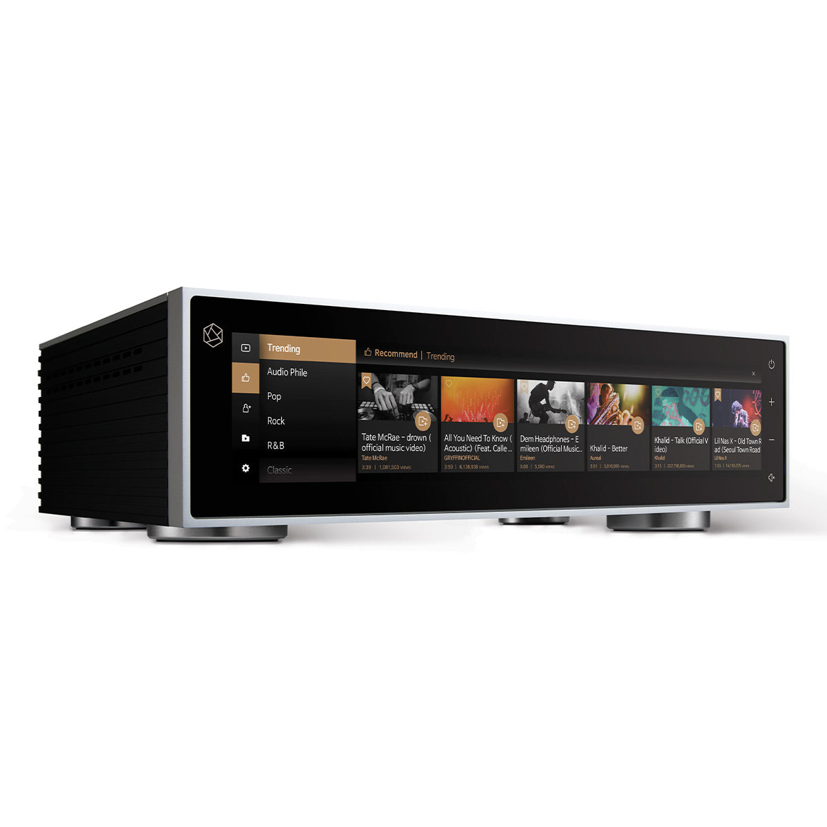 HiFi Rose RS150B High-Performance Network Streamer with Built-In ESS Sabre DAC (Silver)