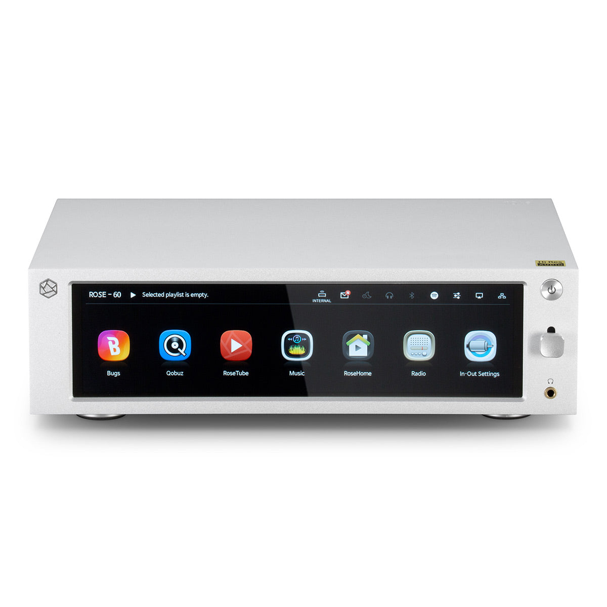 HiFi Rose RS201E Wireless Network Streamer & Integrated Amplifier with Built-In ESS SABRE DAC