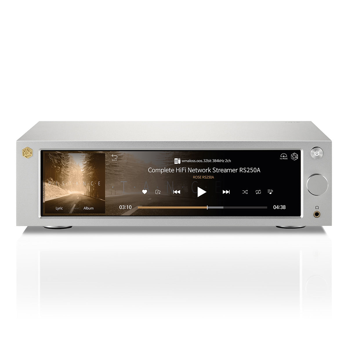 HiFi Rose RS250A Wireless Network Streamer with Built-In ESS DAC (Silver)