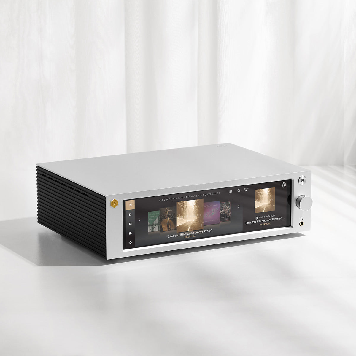 HiFi Rose RS250A Wireless Network Streamer with Built-In ESS DAC (Silver)