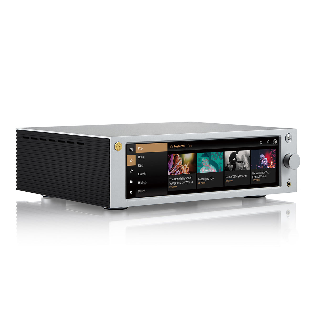HiFi Rose RS250A Wireless Network Streamer with Built-In ESS DAC (Silver)