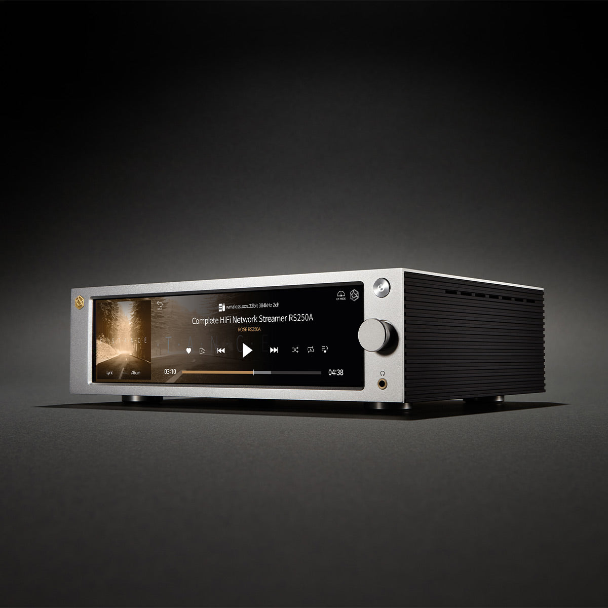 HiFi Rose RS250A Wireless Network Streamer with Built-In ESS DAC (Silver)