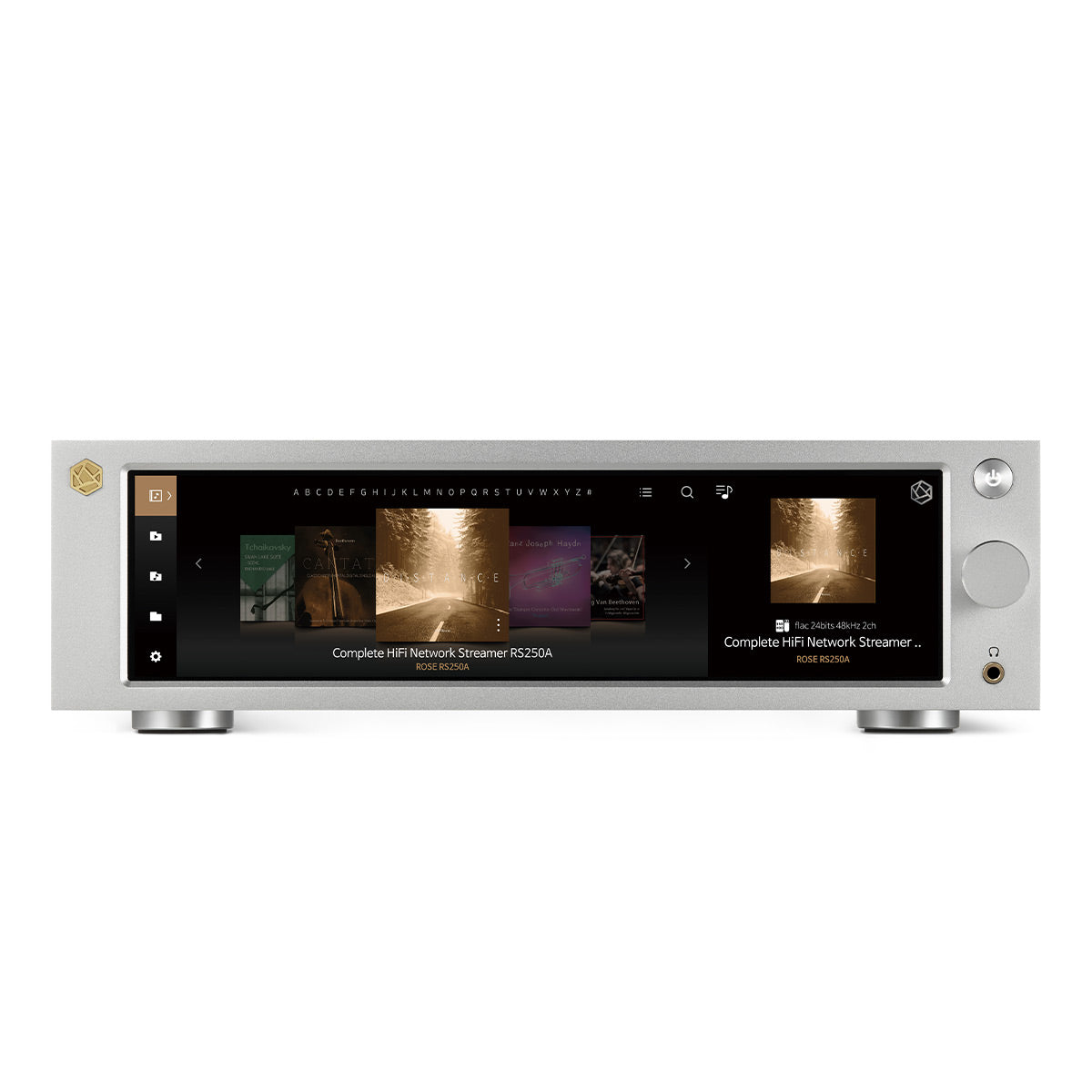 HiFi Rose RS250A Wireless Network Streamer with Built-In ESS DAC (Silver)