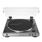 AudioTechnica AT-LP60X-GM Fully Automatic Belt-Drive Stereo Turntable (Gunmetal/Black) with Heritage Record Preservative & Cleaning Kit