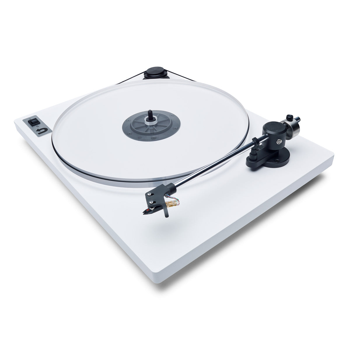 U-Turn Audio Orbit Plus Turntable (White) with Heritage Record Preservative & Cleaning Kit