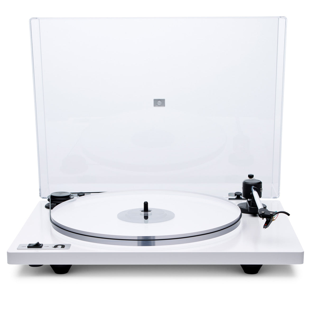 U-Turn Audio Orbit Plus Turntable (White) with Heritage Record Preservative & Cleaning Kit