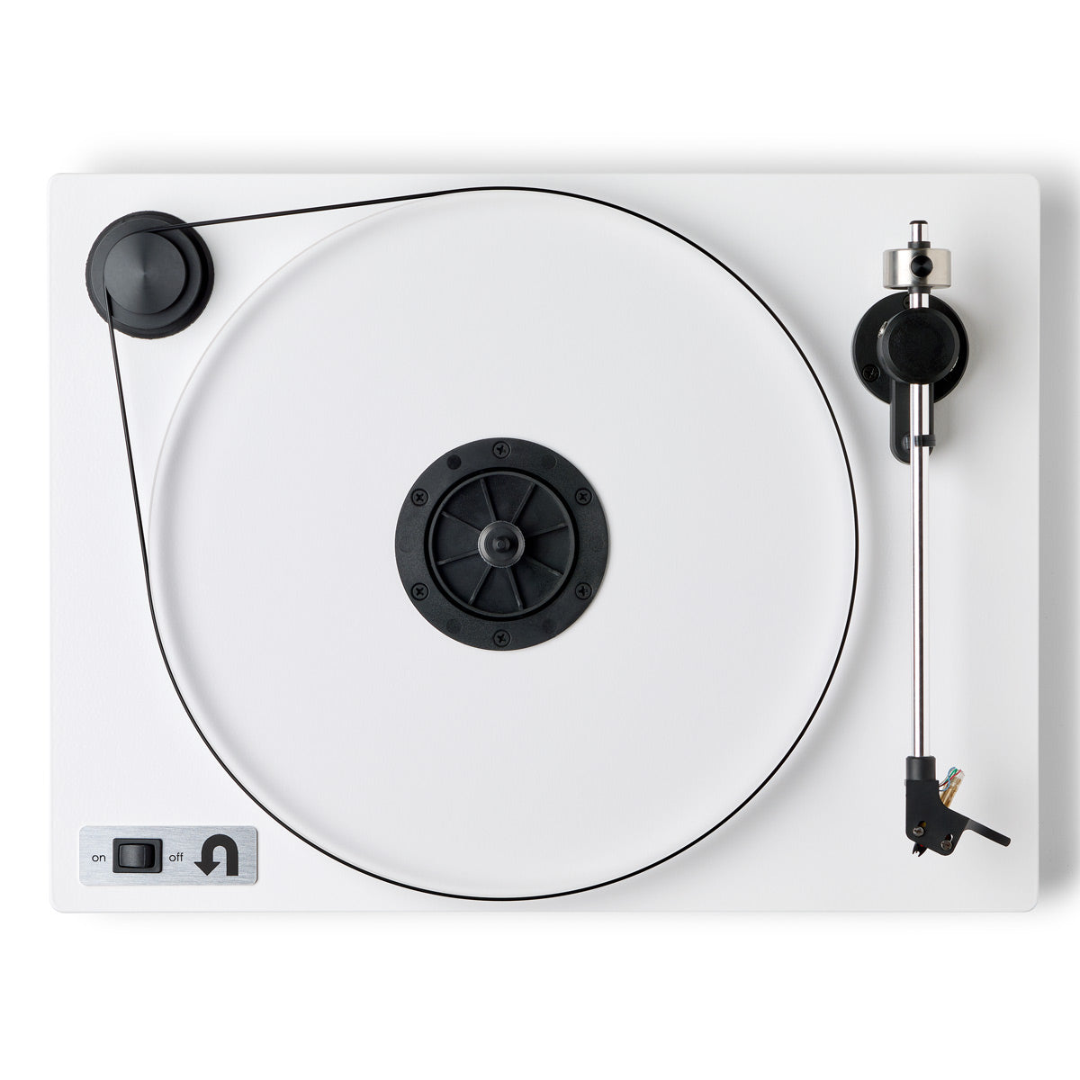 U-Turn Audio Orbit Plus Turntable (White) with Heritage Record Preservative & Cleaning Kit