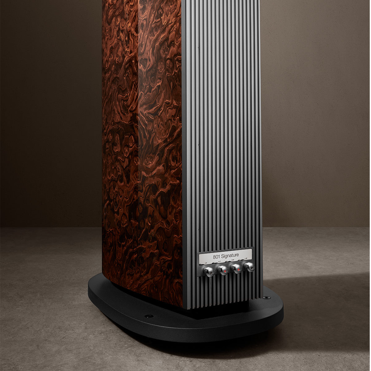 Bowers & Wilkins 801 D4 Signature 3-Way Floorstanding Speaker - Each (California Burl Gloss)