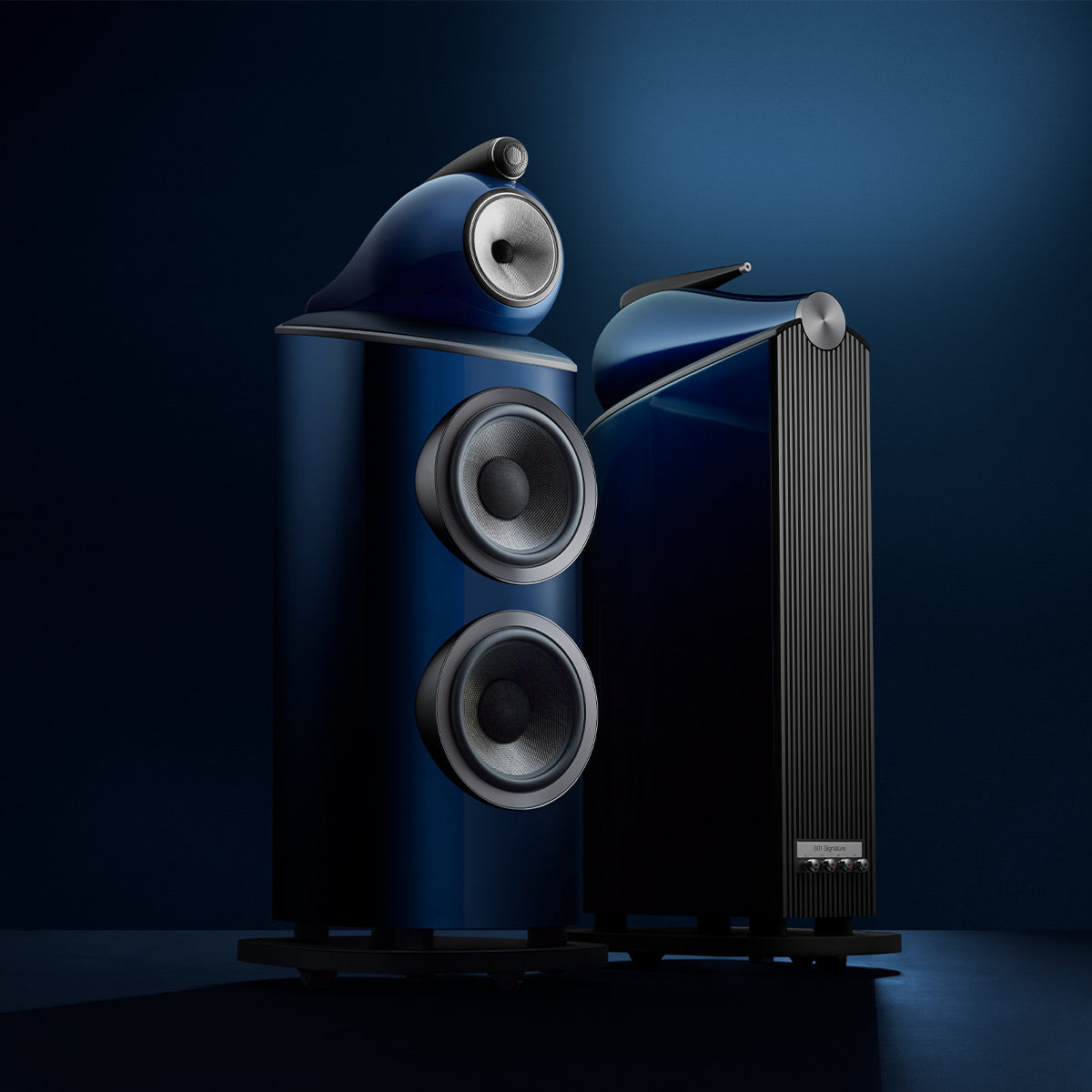 Bowers & Wilkins 801 D4 Signature 3-Way Floorstanding Speaker - Each (Midnight Blue Metallic)