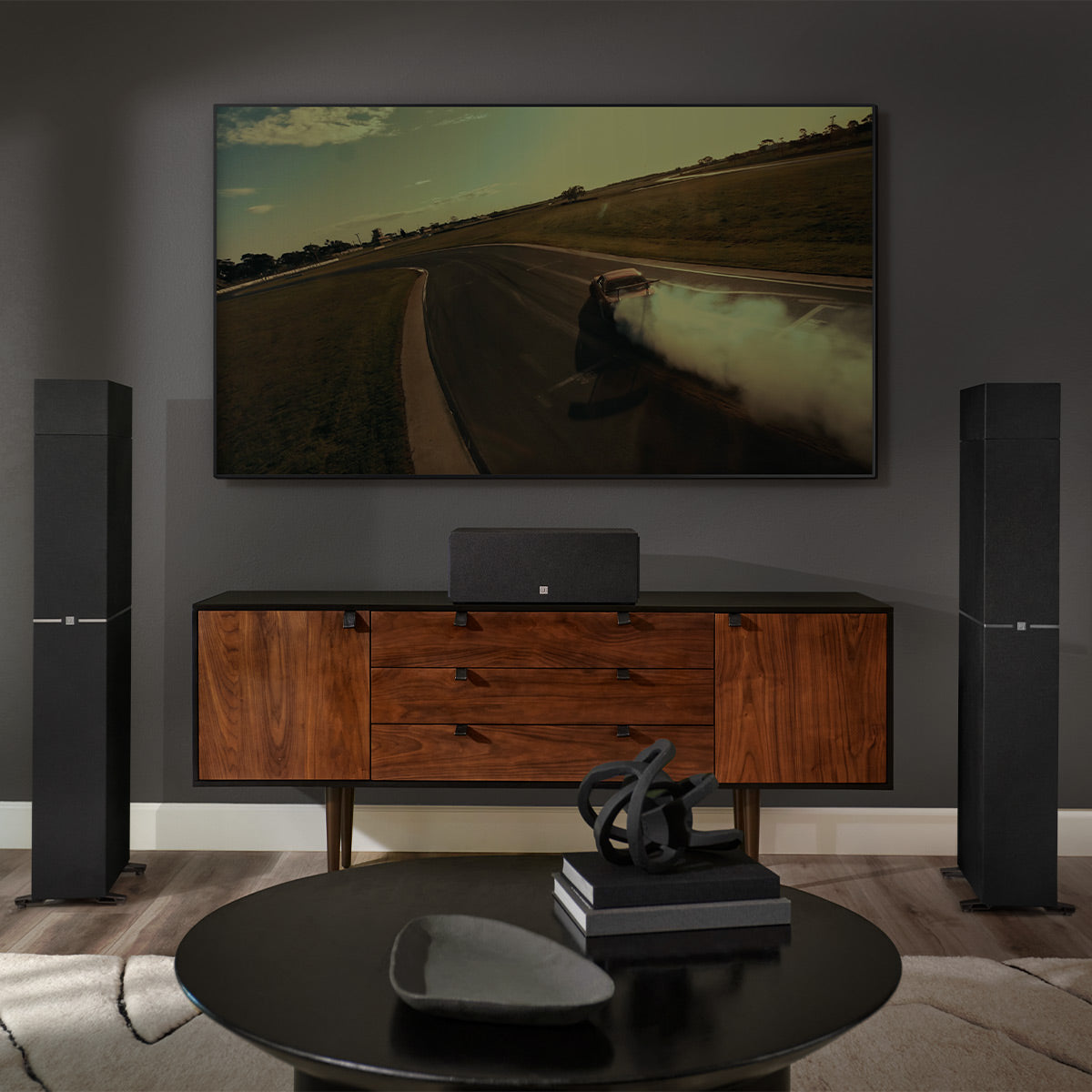 Definitive Technology Dymension DM10 Compact Center Channel Speaker with Integrated Passive Radiator