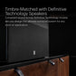 Definitive Technology Dymension DM10 Compact Center Channel Speaker with Integrated Passive Radiator