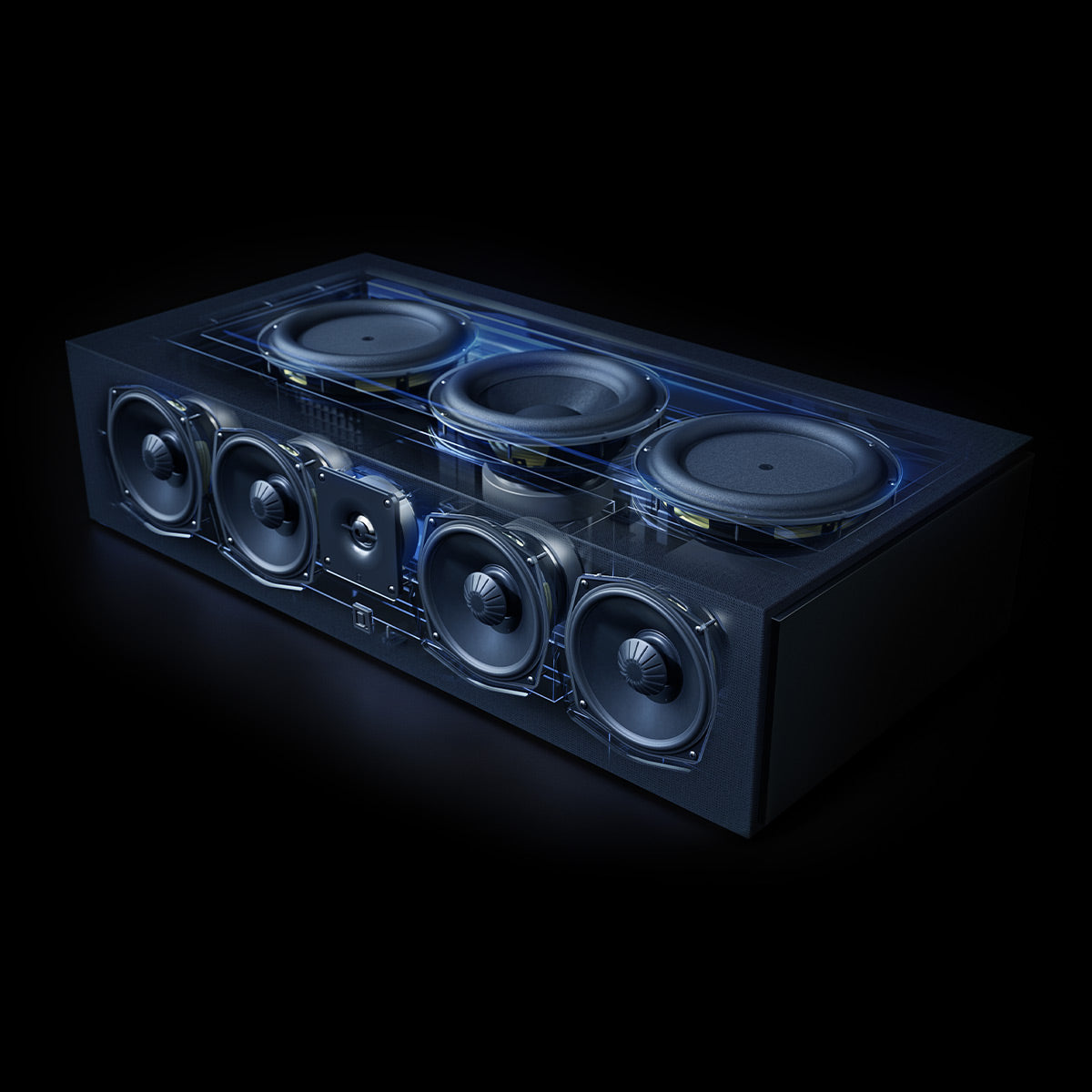 Definitive Technology Dymension DM30 Flagship Center Channel Speaker with Built-In Subwoofer and Passive Radiators