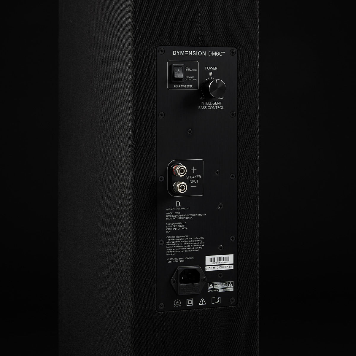 Definitive Technology Dymension DM60 Mid-Size Bipolar Floorstanding Speaker with Built-In 8" Powered Subwoofer