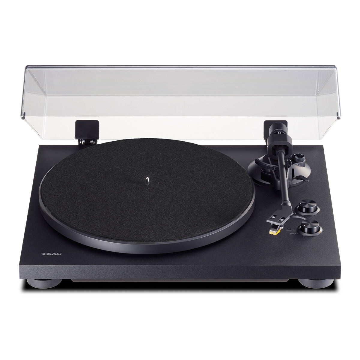 TEAC TN-280BT-A3 Belt-Drive Wireless Turntable with Bluetooth, Built-In Phono Amp, and Pre-Installed Audio-Technica MM Cartridge (Black)
