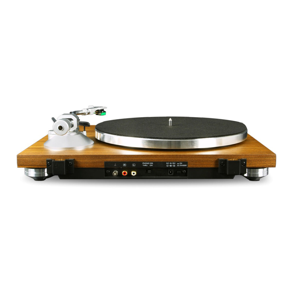 TEAC TN-400BT-X Belt-Drive Turntable with Bluetooth, Built-In Phono Amp, Anti-Skate, and Pre-Installed Audio-Technica MM Cartridge (Walnut)
