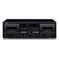 TEAC W-1200 Dual Cassette Player and Recorder with Pitch Control, Mic Input, and USB Out for Recording to PC