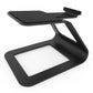 Kanto YU2 Powered Desktop Speakers and SE2 Speaker Stands for Small Speakers - Pair (Matte Black/Black)