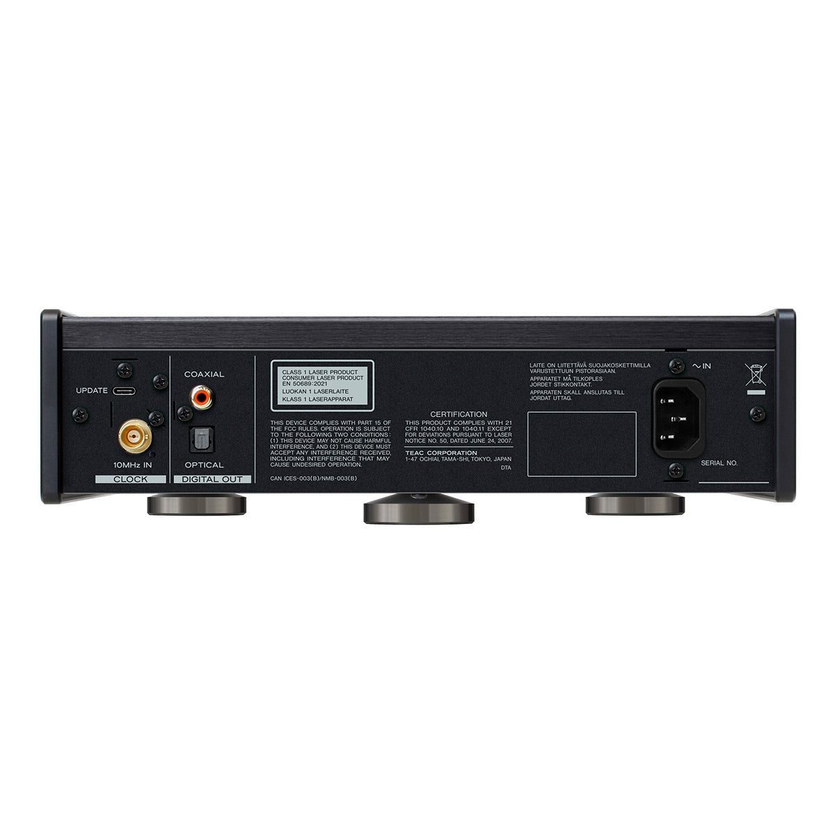 TEAC PD-505T CD Transport with Coax and Toslink Digital Connectivity