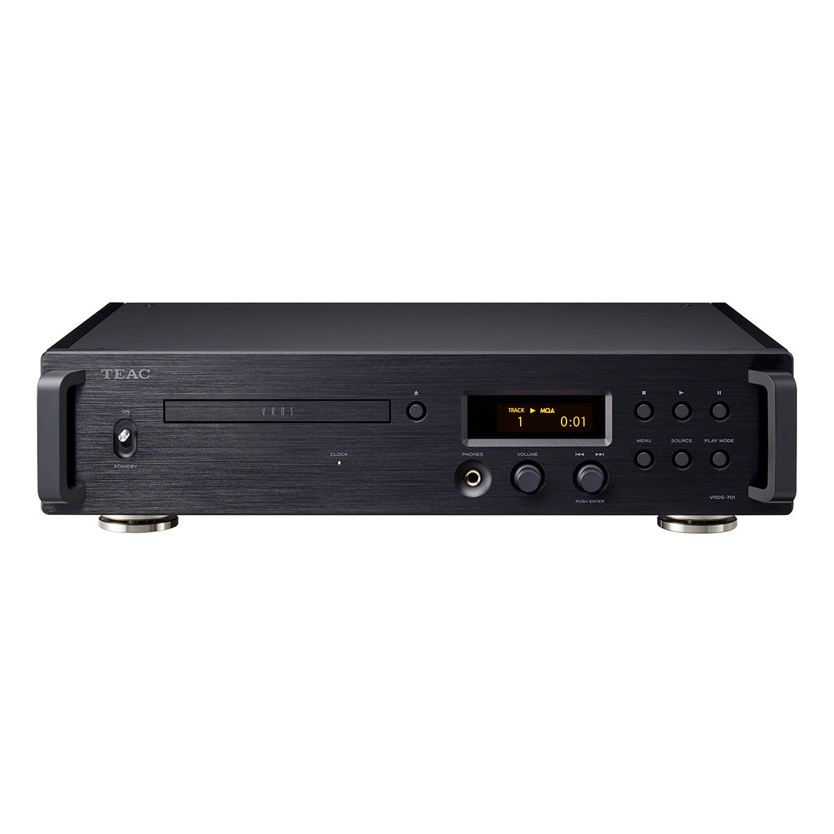 TEAC VRDS-701 Fully-Balanced CD Player with Preamplifier, 32-bit Discrete DAC, and Headphone Amplifier